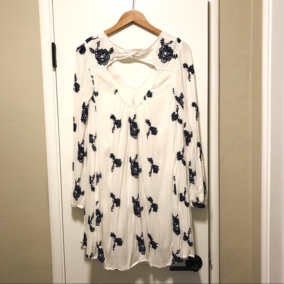 Free People White Floral Print Dress - Picture 4 of 6